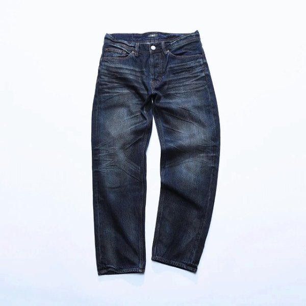 画像1: TMT [ティーエムティー] 12oz SOFT DENIM 5P STRAIGHT (INDIGO) 12オンス ソフトデニム 5ポケット ストレート (インディゴ) BEA (1)