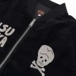 画像3: EVISU (エビス)  ビンテージベルベットレギュラーフィットパッドスカジャン (ブラック)　BEA (3)