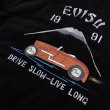 画像4: EVISU (エビス)  ビンテージベルベットレギュラーフィットパッドスカジャン (ブラック)　BEA (4)