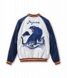画像6: TAILOR TOYO [テーラー東洋] Mid 1950s Style Acetate Souvenir Jacket “EAGLE” × “BLUE TIGER” 1950年代中期アセテートスーベニアジャケット "イーグル" × "ブルータイガー" BEA (6)