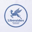 画像7: Liberaiders(リベレイダース)  CIRCLE LOGO TEE (WHITE,BLACK) サークルロゴTシャツ (ホワイト,ブラック) BEA (7)