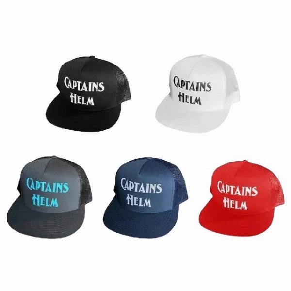 画像1: Captains Helm [キャプテンヘルム] #LOGO MESH CAP (BLACK,WHITE,GRAY,NAVY) #ロゴメッシュキャップ (ブラック、ホワイト、グレー、ネイビー)  キャプテンズヘルム BES (1)