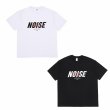 画像1: CHALLENGER [チャレンジャー] S/S NOISE TEE (WHITE.BLACK) S/Sノイズティー (ホワイト,ブラック) BEA (1)