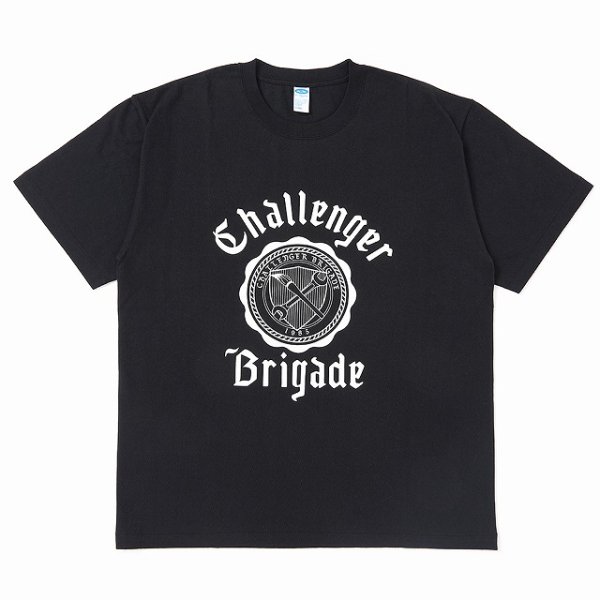 画像1: CHALLENGER [チャレンジャー] COLLEGE TEE (BLACK) カレッジティー (ブラック) BEA (1)