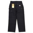 画像3: Carhartt (カーハート) LOOSE FIT FIRM DUCK DOUBLE-FRONT UTILITY WORK PANT (BLACK,BROWN) ルーズフィットファームダックダブルフロントユーティリティーワークパンツ ダブルニー 未洗い (ブラック,ブラウン) BES (3)