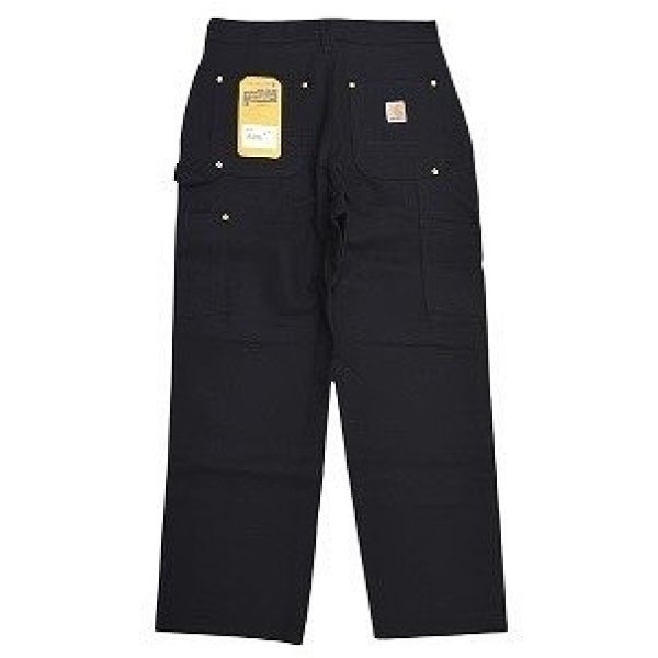 画像3: Carhartt (カーハート) LOOSE FIT FIRM DUCK DOUBLE-FRONT UTILITY WORK PANT (BLACK,BROWN) ルーズフィットファームダックダブルフロントユーティリティーワークパンツ ダブルニー 未洗い (ブラック,ブラウン) BES (3)