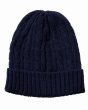 画像5: Liberaiders(リベレイダース)  CABLE KNIT CAPT (BLACK,NAVY) ケーブルニットキャップ (ブラック,ネイビー) BEA (5)