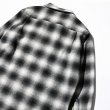 画像7: TOWN CRAFT [タウンクラフト] WOOL CHECK LOOP COLLAR SHIRTS (BLACK) ウールチェックループカラーシャツ (ブラック) オンブレチェック BEA (7)