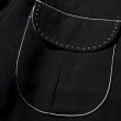 画像5: PENNEY'S [ぺニーズ] ROCKABILLY JACKET (BLACK/WHITE) ロカビリージャケット (ブラック/ホワイト) ギャバジンジャケット IDEAL社製ファスナー BEA (5)