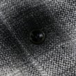 画像5: TOWN CRAFT [タウンクラフト] WOOL CHECK LOOP COLLAR SHIRTS (BLACK) ウールチェックループカラーシャツ (ブラック) オンブレチェック BEA (5)