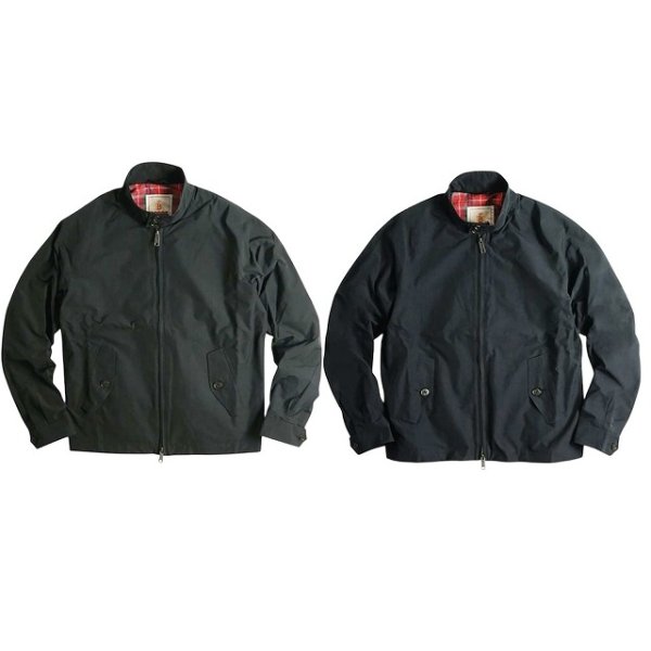 画像1: BARACUTA (バラクータ) Harrington Jacket G9  G-9 ハリントンジャケット ブルゾン (ブラック,ダークネイビー) BEA (1)