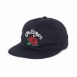 画像2: CHALLENGER [チャレンジャー] CLASSIC ROSE CAP(BLACK,WHITE/BLACK,BLUE/BLACK) クラシックローズキャップ (ブラック,ホワイト/ブラック,ブルー/ブラック) BEA (2)