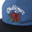 画像8: CHALLENGER [チャレンジャー] CLASSIC ROSE CAP(BLACK,WHITE/BLACK,BLUE/BLACK) クラシックローズキャップ (ブラック,ホワイト/ブラック,ブルー/ブラック) BEA (8)