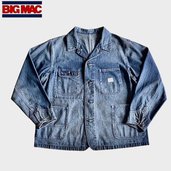 画像1: BIG MAC(ビッグマック) DENIM COVERALL (VINTAGE) デニムカバーオール  (ビンテージ) BEA (1)