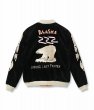 画像4: TAILOR TOYO [テーラー東洋] Late 1950s Style Velveteen Souvenir Jacket “POLAR BEAR” × “ALASKA MAP” (BLACK) 1950年代中期 別珍スーベニアジャケット "シロクマ ホッキョクグマ" × "アラスカマップ" (ブラック) アラスカジャン BEA (4)