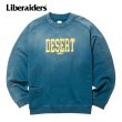画像1: Liberaiders(リベレイダース)  DESERT CREWNECK (NAVY) デザートクルーネック スエット (ネイビー) BEA (1)