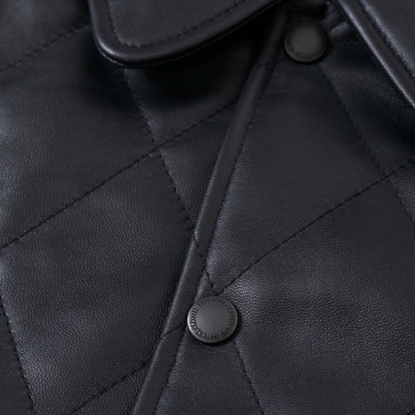 画像6: CHALLENGER [チャレンジャー] QUILTING LEATHER JACKET キルティングレザージャケット BEA (6)