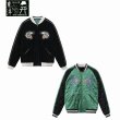 画像1: TAILOR TOYO [テーラー東洋] Mid 1950s Style Velveteen × Acetate Quilted Souvenir Jacket “Stencil Paint” TOYO ENTERPRISE 60th Anniversary Special Edition “TIGER HEAD” × “EAGLE” 1950年代中期 別珍×アセテートキルティドスーベニアジャケット ”ステンシルペイント” 東洋エンタープライズ60周年記念スペシャルエディションー "タイガーヘッド" × "イーグル" BEA (1)