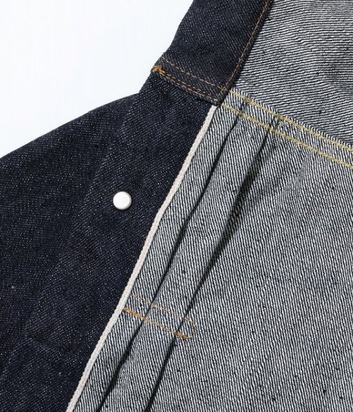 画像7: SUGAR CANE [シュガーケーン] 13oz. DENIM BLOUSE 1936 MODEL (T-BACK) 13oz. デニムブルゾン 1936モデル(T-バック) BEA (7)