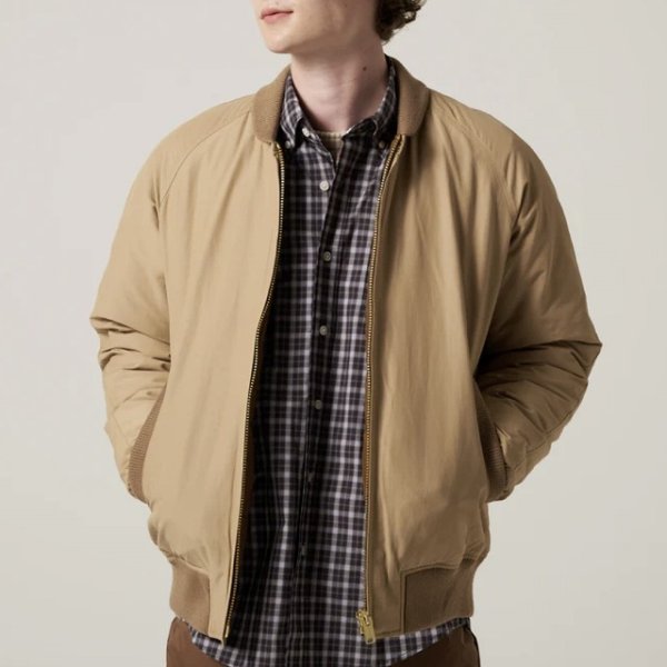 画像10: Eddie Bauer (エディー・バウアー) ALL-PURPOSE オールパーパス ダウンジャケット (06 BLACK / 36TAWNY) 黒 ベージュ BEA (10)