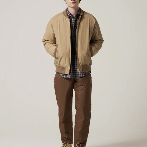 画像11: Eddie Bauer (エディー・バウアー) ALL-PURPOSE オールパーパス ダウンジャケット (06 BLACK / 36TAWNY) 黒 ベージュ BEA (11)