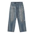 画像1: Lee [リー]  DUNGAREES VINTAGE PAINTER PANTS DENIM ダンガリーズ ヴィンテージ デニム ペインターパンツ ペンキ加工 BEA (1)