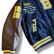 画像10: NUTMEG(ナツメグ) NUTMEG × UCLA クラシカル中綿スタジアムジャケット (ブラック, ネイビー) スタジャン カレッジロゴ メルトン Joe クマ BEA (10)