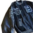 画像3: NUTMEG(ナツメグ) NUTMEG × UCLA クラシカル中綿スタジアムジャケット (ブラック, ネイビー) スタジャン カレッジロゴ メルトン Joe クマ BEA (3)
