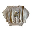 画像1: DUBBLEWORKS(ダブルワークス) "BEER" FADEED PRINTS SWEAT SHIRTS "BEER" フェードプリントスウェットシャツ (ダークベージュ) 古着加工 ヴィンテージスエットタイプ ラグラン 長リブ BEA (1)