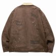 画像6: Liberaiders(リベレイダース)  GARMENT DYED WORK JACKETT (NAVY,BROWN,BLACK) ガーメントダイワークジャケット (ネイビー,ブラウン,ブラック) キャンバス生地 手描きプリント ヴィンテージ感 硫化染料BEA (6)