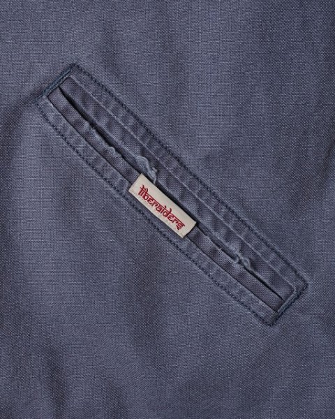 画像14: Liberaiders(リベレイダース)  GARMENT DYED WORK JACKETT (NAVY,BROWN,BLACK) ガーメントダイワークジャケット (ネイビー,ブラウン,ブラック) キャンバス生地 手描きプリント ヴィンテージ感 硫化染料BEA (14)