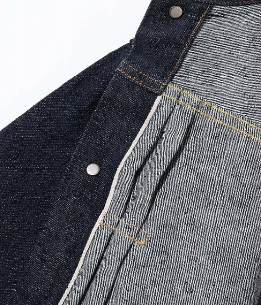 画像7: SUGAR CANE [シュガーケーン] 13oz. DENIM BLOUSE 1936 MODEL 13oz. デニムブルゾン 1936モデル BEA (7)