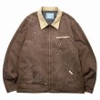 画像5: Liberaiders(リベレイダース)  GARMENT DYED WORK JACKETT (NAVY,BROWN,BLACK) ガーメントダイワークジャケット (ネイビー,ブラウン,ブラック) キャンバス生地 手描きプリント ヴィンテージ感 硫化染料BEA (5)