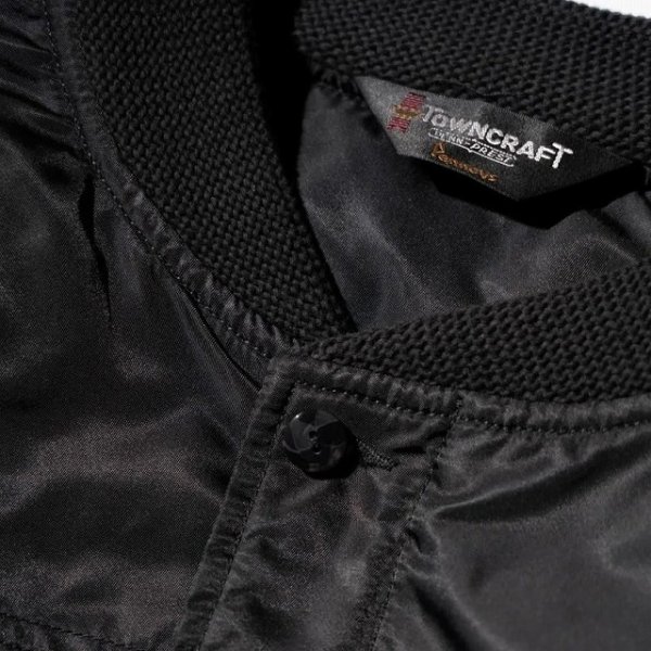 画像3: TOWN CRAFT [タウンクラフト] BLACK DERBY STYLED JACKET (NYLON TWILL) ブラックダービージャケット BEA (3)