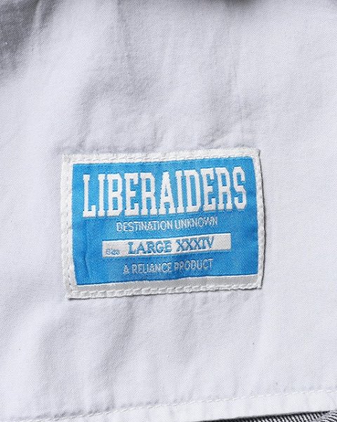 画像9: Liberaiders(リベレイダース)  DENIM CARGO PANTS (BLUE) デニムカーゴパンツ (ブルー) ミリタリー,ヴィンテージ加工 M-47カーゴ ワイドシルエット タイベックラベル BEA (9)