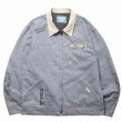 画像2: Liberaiders(リベレイダース)  GARMENT DYED WORK JACKETT (NAVY,BROWN,BLACK) ガーメントダイワークジャケット (ネイビー,ブラウン,ブラック) キャンバス生地 手描きプリント ヴィンテージ感 硫化染料BEA (2)