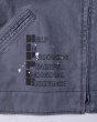 画像13: Liberaiders(リベレイダース)  GARMENT DYED WORK JACKETT (NAVY,BROWN,BLACK) ガーメントダイワークジャケット (ネイビー,ブラウン,ブラック) キャンバス生地 手描きプリント ヴィンテージ感 硫化染料BEA (13)