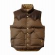 画像3: STANDARD CALIFORNIA [スタンダードカリフォルニア] Rocky Mountain Featherbed / SD Down Vest (Navy,BROWN) ロッキーマウンテンフェザーベッド 別注 SDダウンベスト (ネイビー,ブラウン) BEA (3)