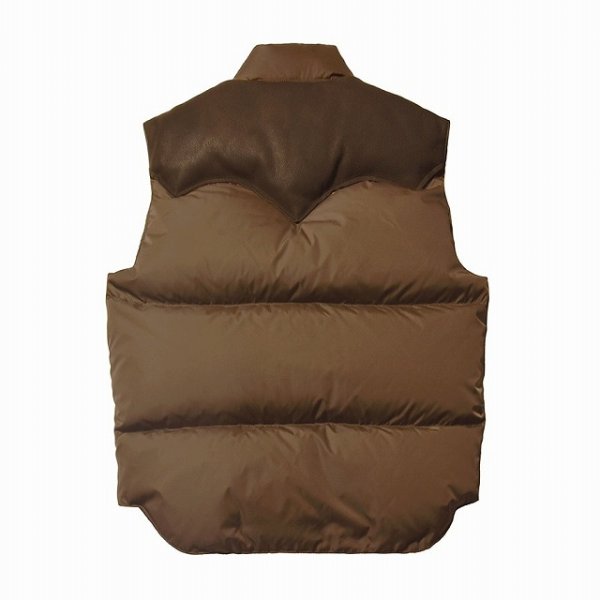 画像4: STANDARD CALIFORNIA [スタンダードカリフォルニア] Rocky Mountain Featherbed / SD Down Vest (Navy,BROWN) ロッキーマウンテンフェザーベッド 別注 SDダウンベスト (ネイビー,ブラウン) BEA (4)