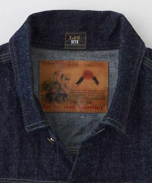 画像4: Lee [リー] 【101 100周年】101COWBOY JACKET (INDIGO) カウボーイ デニムジャケット (インディゴ) BEA (4)