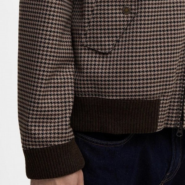 画像6: Barbour (バブアー) 《Barbour(バブアー)  × BARACUTA（バラクータ）》Porton シャワープルーフ ブルゾン (ベージュ) G9 ハリントンジャケット クラシックタータン フレイザータータン BEA (6)