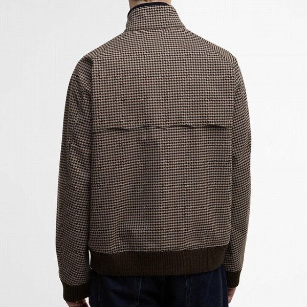 画像3: Barbour (バブアー) 《Barbour(バブアー)  × BARACUTA（バラクータ）》Porton シャワープルーフ ブルゾン (ベージュ) G9 ハリントンジャケット クラシックタータン フレイザータータン BEA (3)