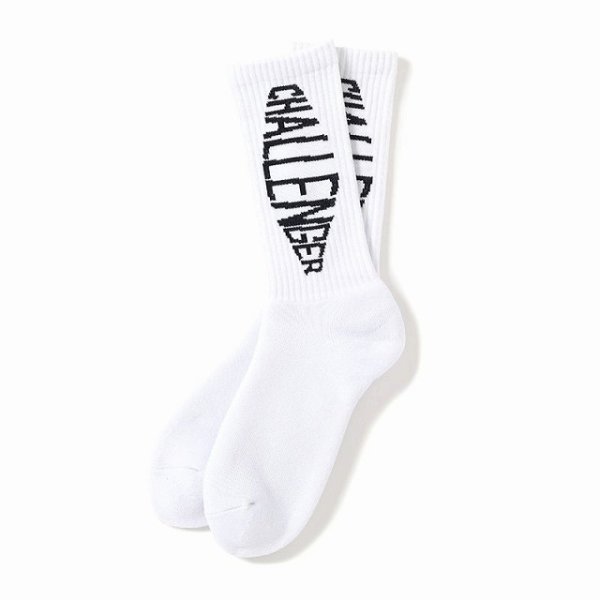 画像2: CHALLENGER [チャレンジャー]  FISH LOGO SOCKS (WHITE,BLUE) フィッシュロゴソックス(ホワイト,ブルー) BEA (2)