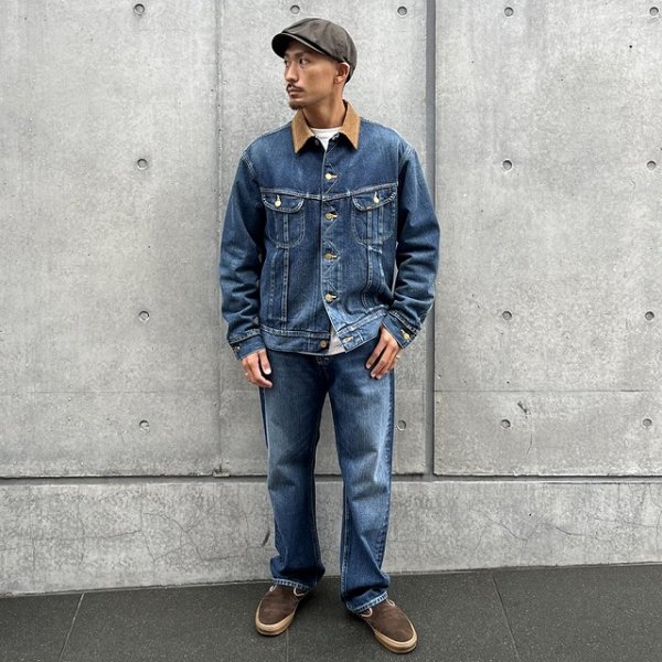 画像7: STANDARD CALIFORNIA [スタンダードカリフォルニア] Lee / SD Storm Rider Denim Jacket 101LJ Vintage Wash (Indigo) Lee / SD ストームライダースデニムジャケット 101LJ ヴィンテージウォッシュ (インディゴ) 100周年 BEA (7)