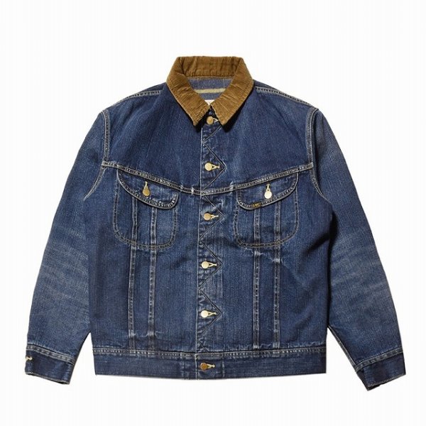 画像1: STANDARD CALIFORNIA [スタンダードカリフォルニア] Lee / SD Storm Rider Denim Jacket 101LJ Vintage Wash (Indigo) Lee / SD ストームライダースデニムジャケット 101LJ ヴィンテージウォッシュ (インディゴ) 100周年 BEA (1)