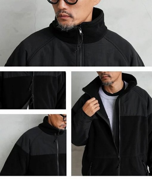 画像6: WAIPER [ワイパー] 米軍 ECWCS GEN2 フリースジャケット POLARTEC CLASSIC 300 (BLACK,NAVY) ポーラテック (ブラック,ネイビー)【WP1018】BEA (6)