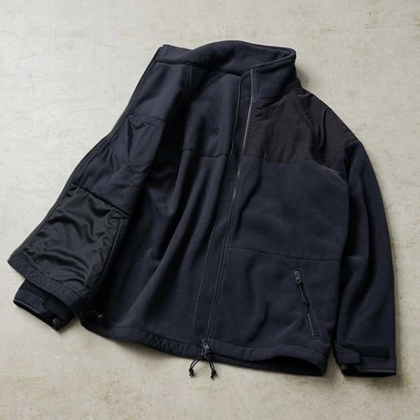 画像9: WAIPER [ワイパー] 米軍 ECWCS GEN2 フリースジャケット POLARTEC CLASSIC 300 (BLACK,NAVY) ポーラテック (ブラック,ネイビー)【WP1018】BEA (9)