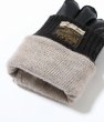 画像8: BUZZ RICKSON'S [バズリクソンズ〕WILLIAM GIBSON COLLECTION BLACK A-10 GLOVE ウィリアム ギブソン コレクション 米陸軍航空隊 タイプA-10 冬季用グローブ レザー グローブ ブラック 黒 BEA (8)