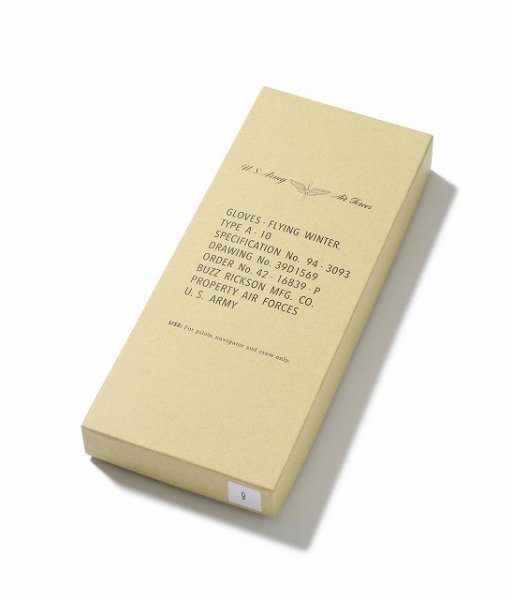 画像9: BUZZ RICKSON'S [バズリクソンズ〕WILLIAM GIBSON COLLECTION BLACK A-10 GLOVE ウィリアム ギブソン コレクション 米陸軍航空隊 タイプA-10 冬季用グローブ レザー グローブ ブラック 黒 BEA (9)
