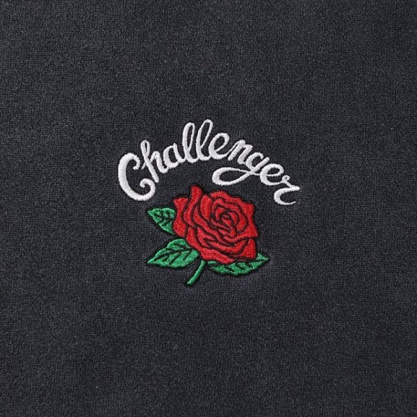 画像3: CHALLENGER [チャレンジャー] ROSE ZIP HOODIE (BLACK) ローズジップフーディ (ブラック) BEA (3)
